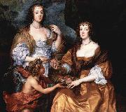Anthony Van Dyck Portrat der Ladies Elisabeth Thimbleby und Dorothy Viscountess Andover Sweden oil painting artist